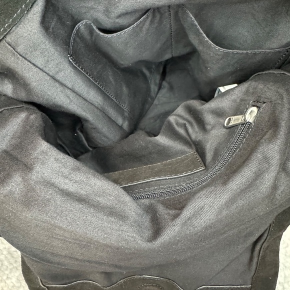 Free People Black Suede Convertible Backpack/Bag - Picture 12 of 16